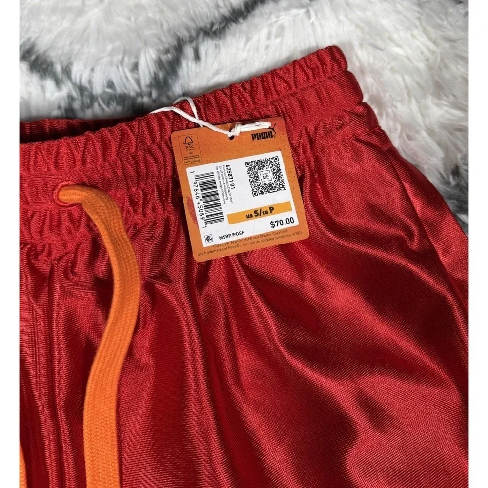 PUMA Hoops x Cheetos Basketball Shorts Red Orange Men's Sz S *NEW* 625871-01 $70